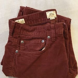EUC Men’s J Crew corduroy 770 Jeans 29 x 32